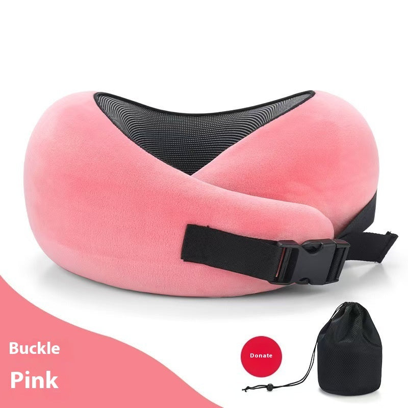 Premium U-shape Soft Memory Foam Travel Neck Pillow