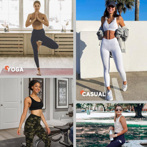 Cropped High waisted leggings - Army Green