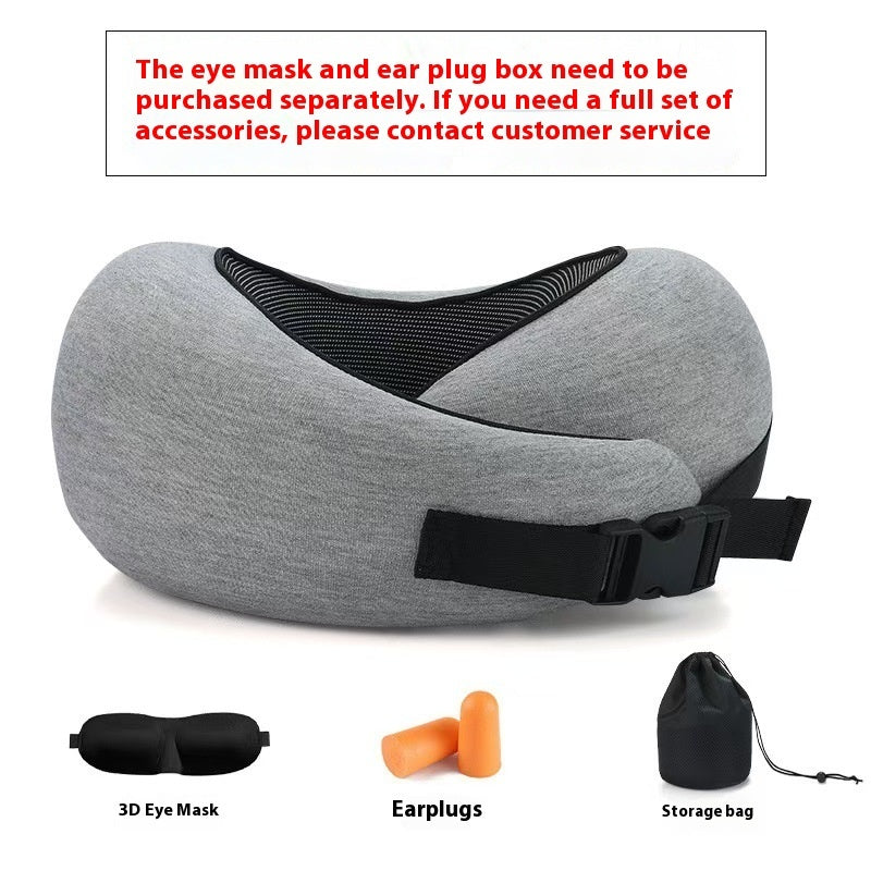 Premium U-shape Soft Memory Foam Travel Neck Pillow
