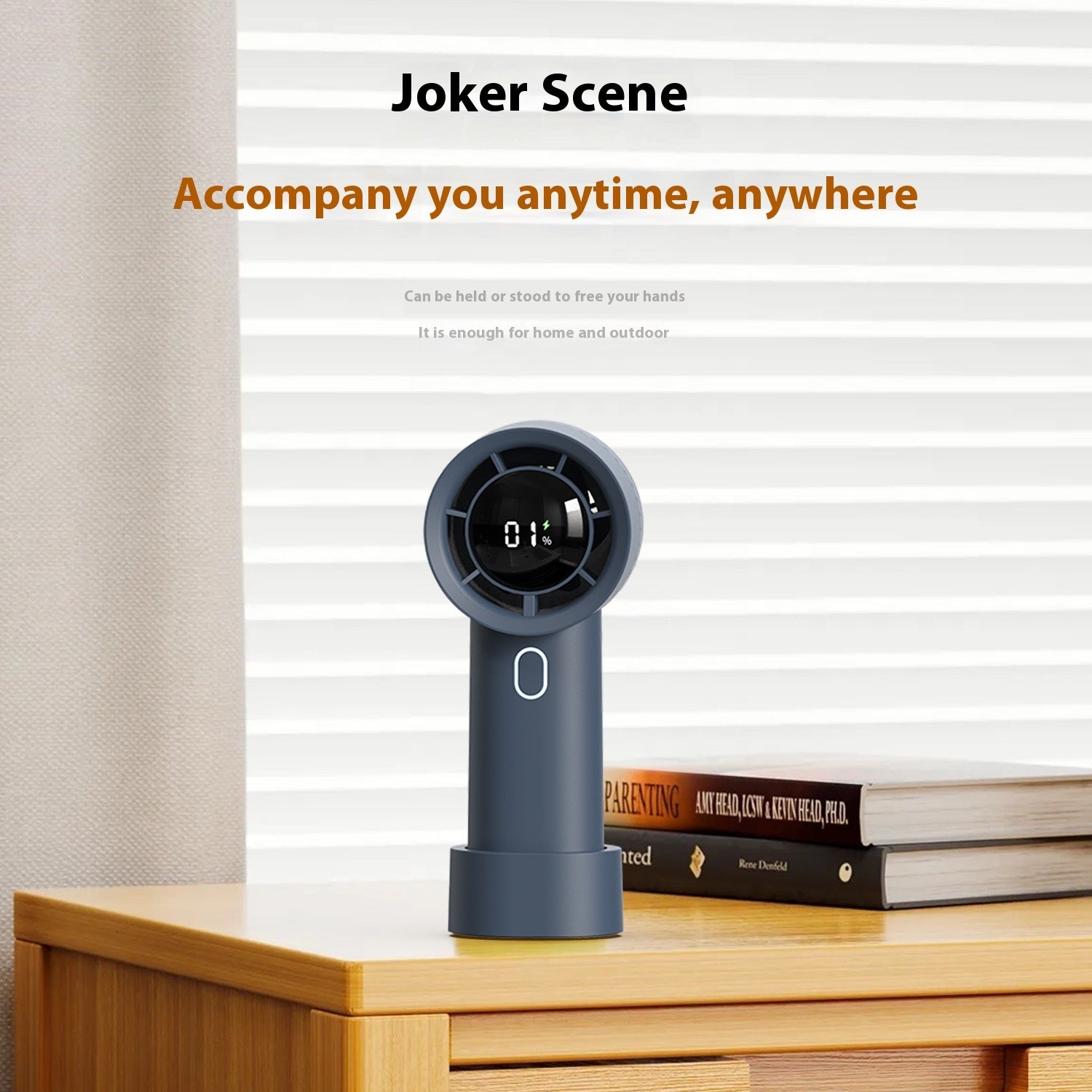 Mini Handheld Air Conditioner Fan – High-Speed, Rechargeable & Portable Cooler