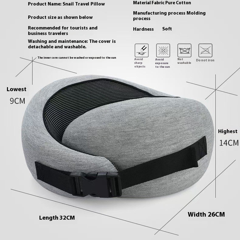 Premium U-shape Soft Memory Foam Travel Neck Pillow
