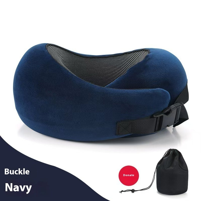 Premium U-shape Soft Memory Foam Travel Neck Pillow
